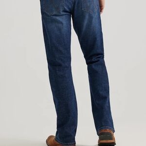 Men's Straight Jeans in Dark Blue